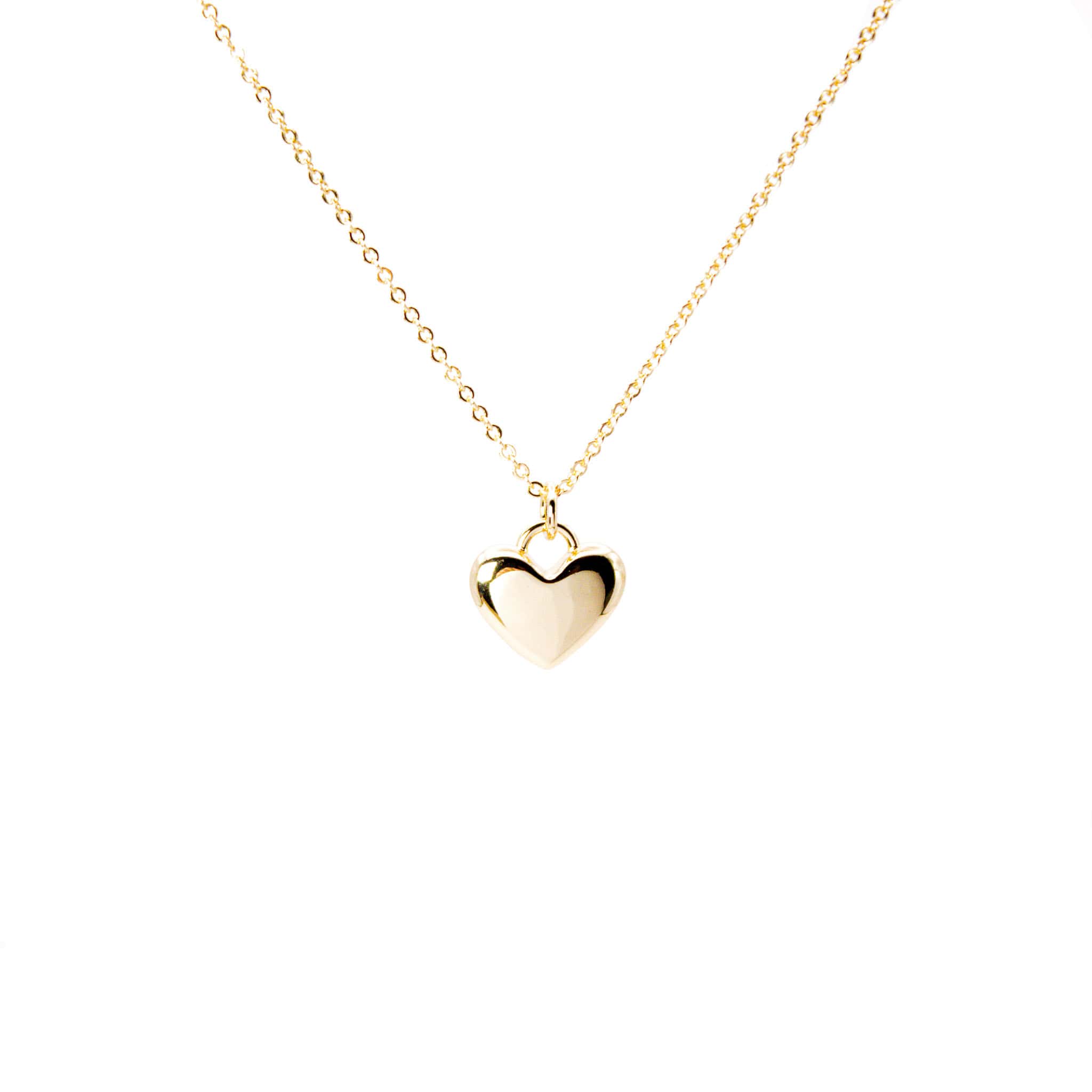 Collar Baño de Oro Corazón Verona